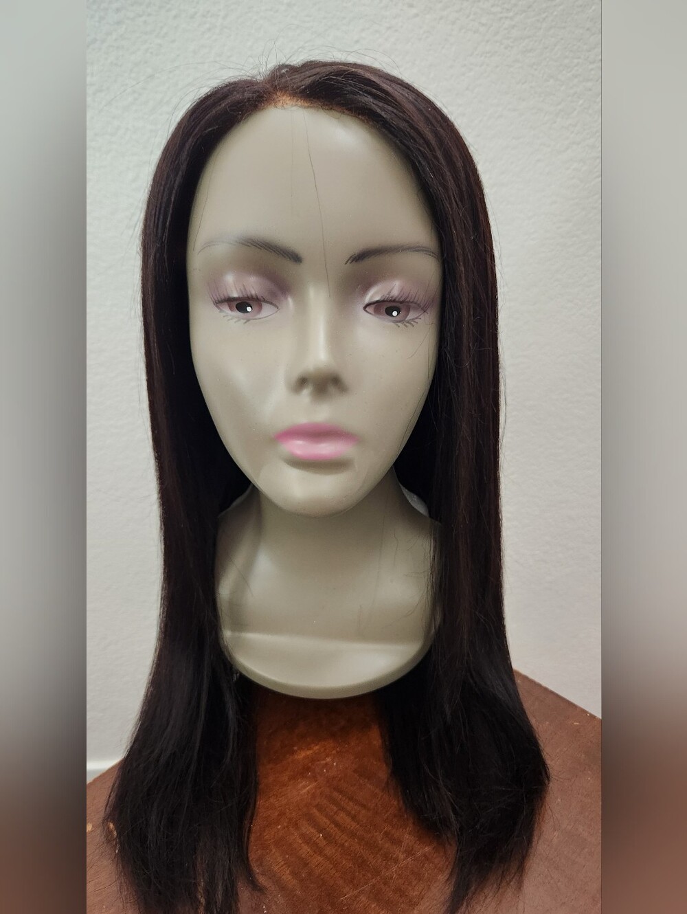HAIRVIVI Yaki Human Glueless HD Lace Wig W/ Realistic Newborn Hairline 16 IN